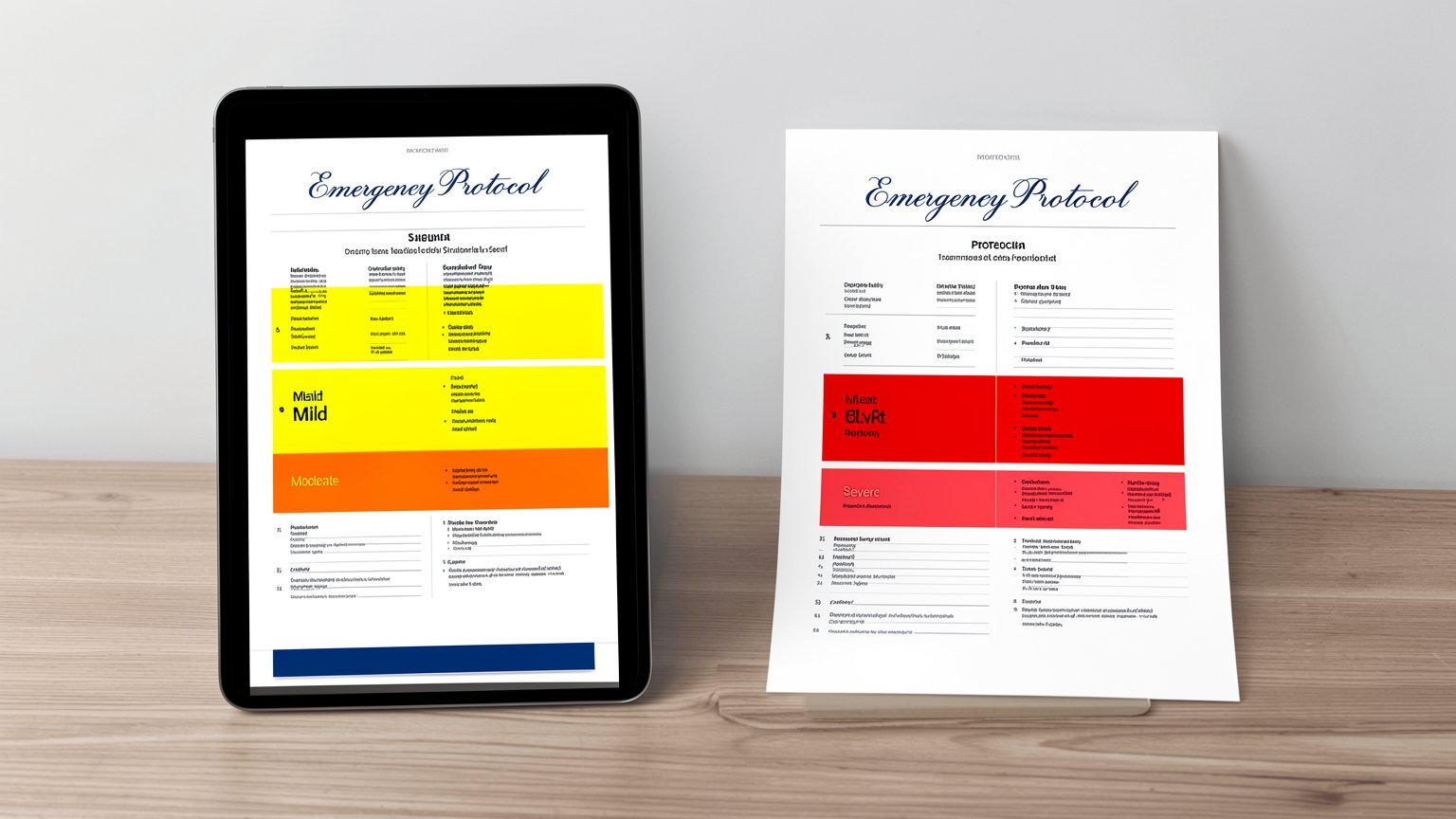 Protocolo de emergencia del Kit del Cuidador